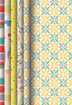 Geschenkverpackungen>DUNI Geschenkpapier 0,7 x 2 m Yellow Dreams