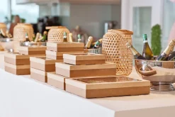 Frischetabletts>DUNI Glance Catering Lid Small 229 x 228 x 30 mm Braun