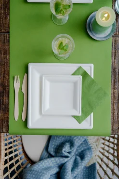 Holzbesteck>DUNI Grand Gabel 19 cm Natürlich