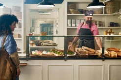 Pappteller- Und Schalen>DUNI Graspapier-Schale, Bloom Large 265 x 135 x 55 mm Nature