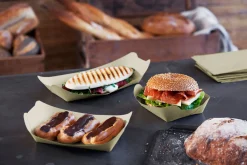 Pappteller- Und Schalen>DUNI Graspapier-Schale, Bloom Small 175 x 145 x 50 mm Nature