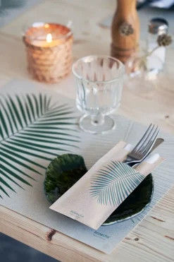 Tischsets>DUNI Graspapier-Tischset 30 x 40 cm Leaf