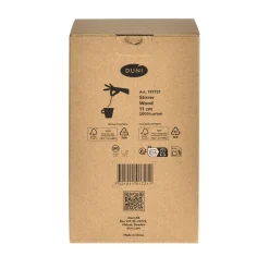 Becherzubehör>DUNI Holzrührstäbchen in Spenderbox 11 cm Natürlich