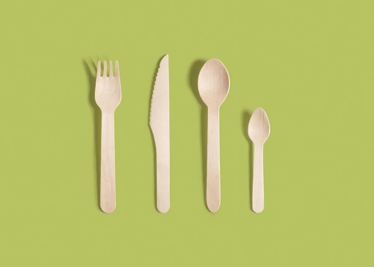 Holzbesteck>DUNI Kaffeelöffel 11 cm Natürlich