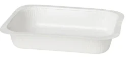 Siegelschalen>DUNIFORM Karton/PET Schale 186 x 136 x 35 mm Weiß ungeteilt