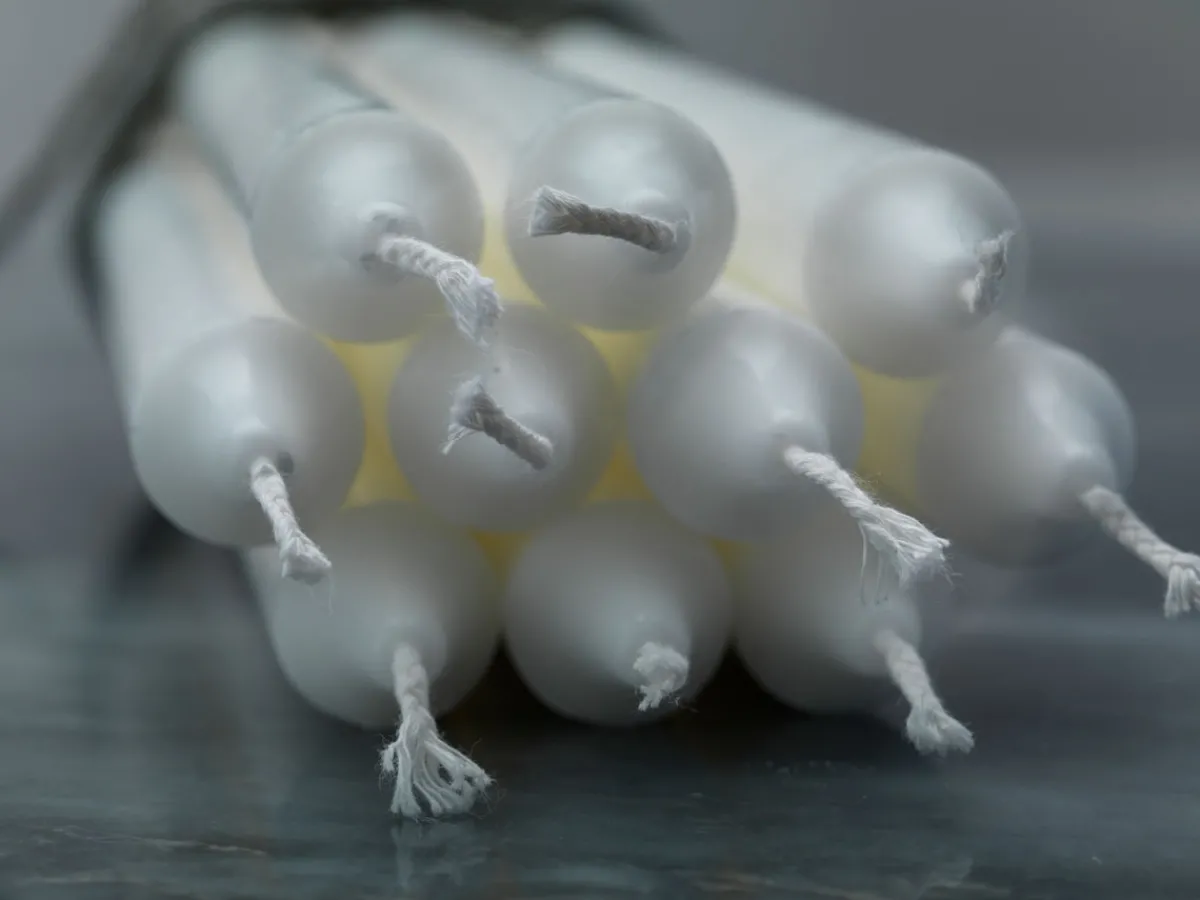 Stabkerzen>DUNI Kerzen, Stearin 250 x Ø 22 mm 9 Std. Weiß