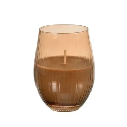 Outdoor-Kerzen>DUNI Kerzenglas Ritz 12,5 cm, ø 7,6 cm 55 Std. Braun