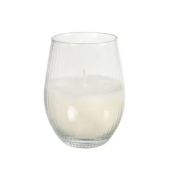 Outdoor-Kerzen>DUNI Kerzenglas Ritz 12,5 cm, ø 7,6 cm 55 Std. Weiß