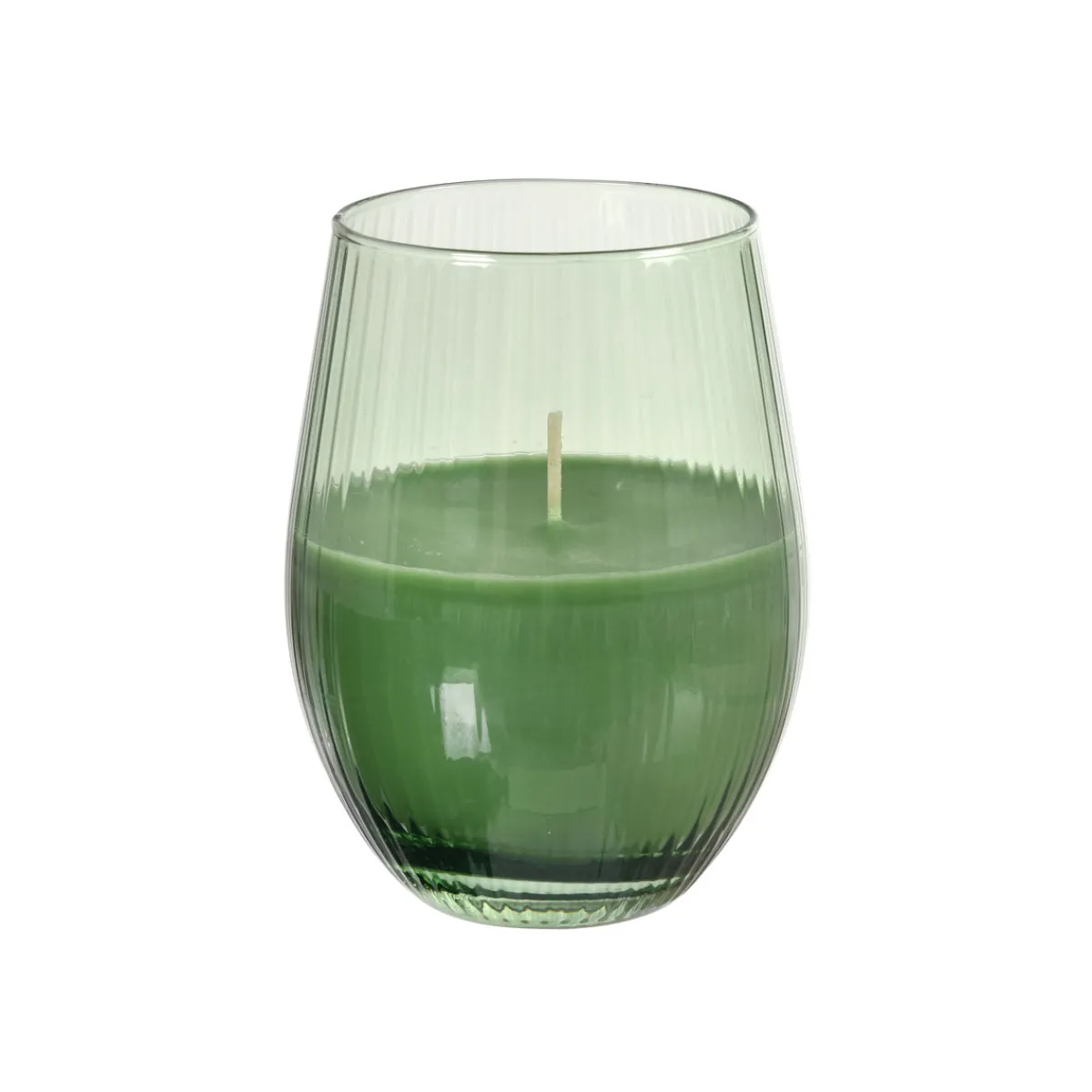 Outdoor-Kerzen>DUNI Kerzenglas Ritz 12,5 cm, ø 7,6 cm 55 Std. Grün