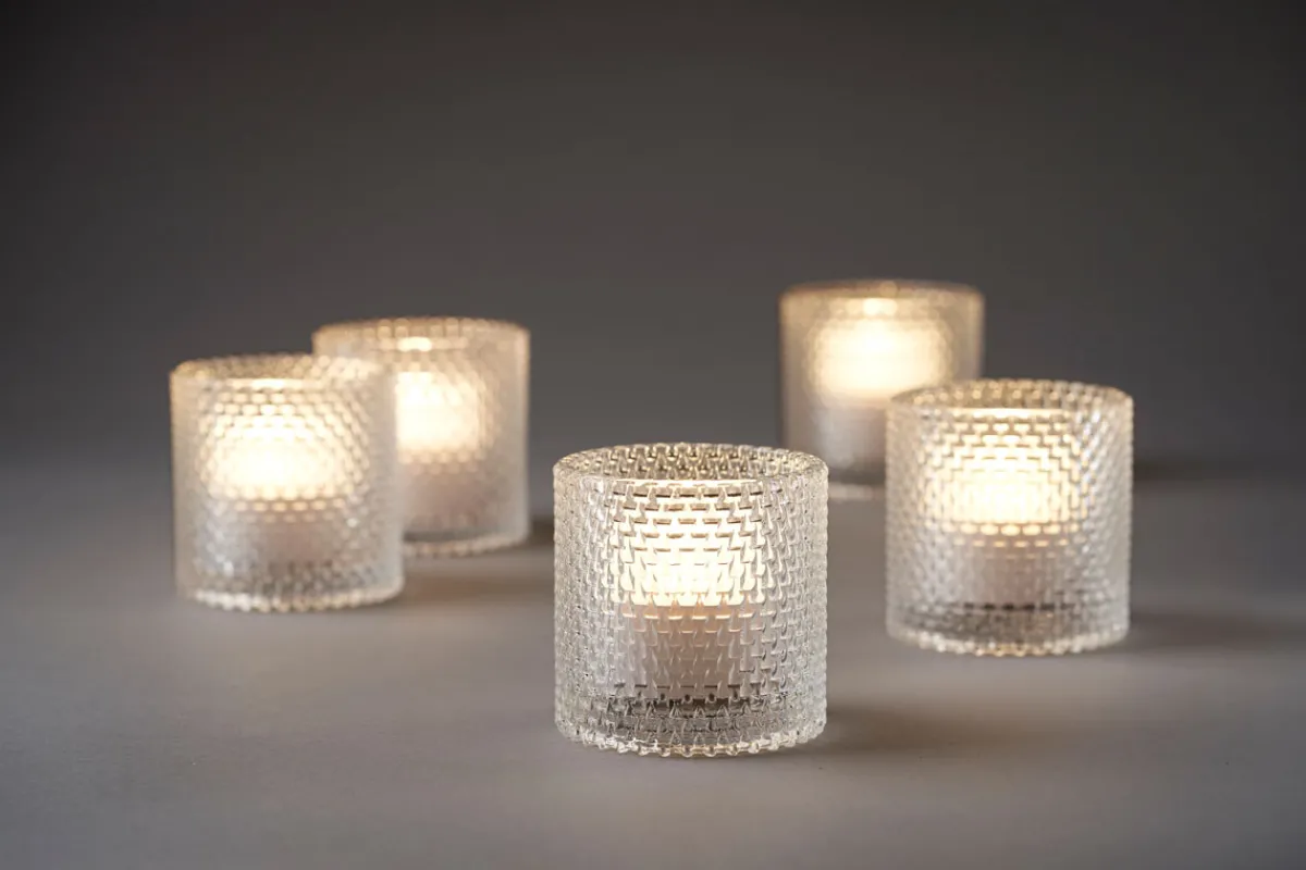 Kerzenhalter>DUNI Kerzenhalter 80 x Ø 80 mm Klar