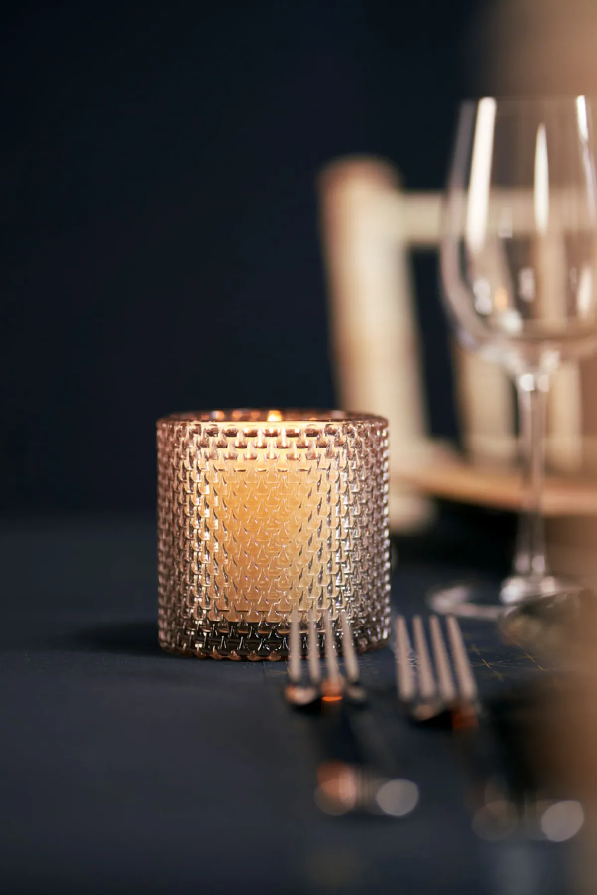 Kerzenhalter>DUNI Kerzenhalter 80 x Ø 80 mm Klar