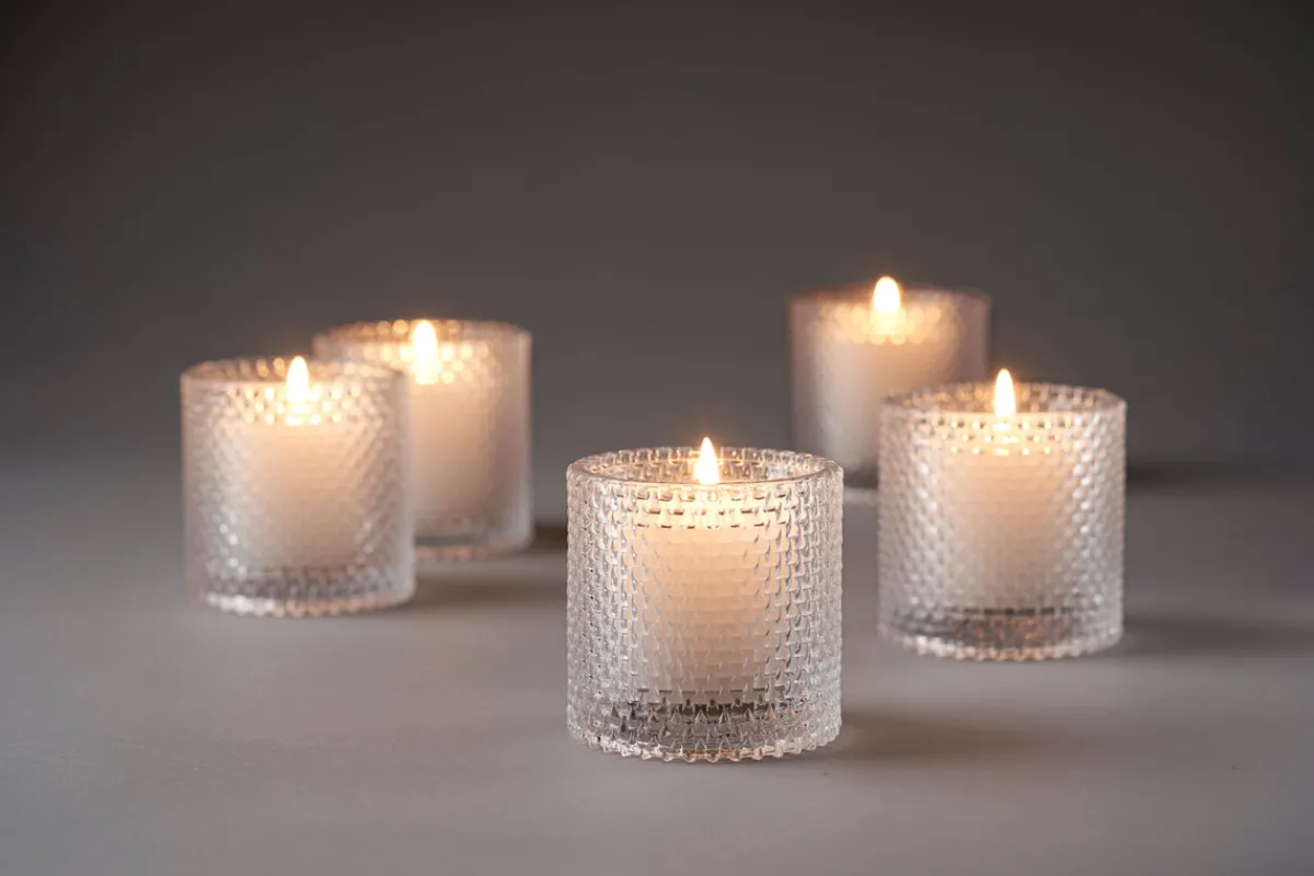 Kerzenhalter>DUNI Kerzenhalter 80 x Ø 80 mm Klar