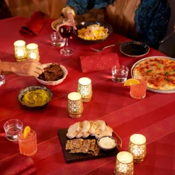 Kerzenhalter>DUNI Kerzenhalter Anoush Ø 75 mm x 100 mm Gold