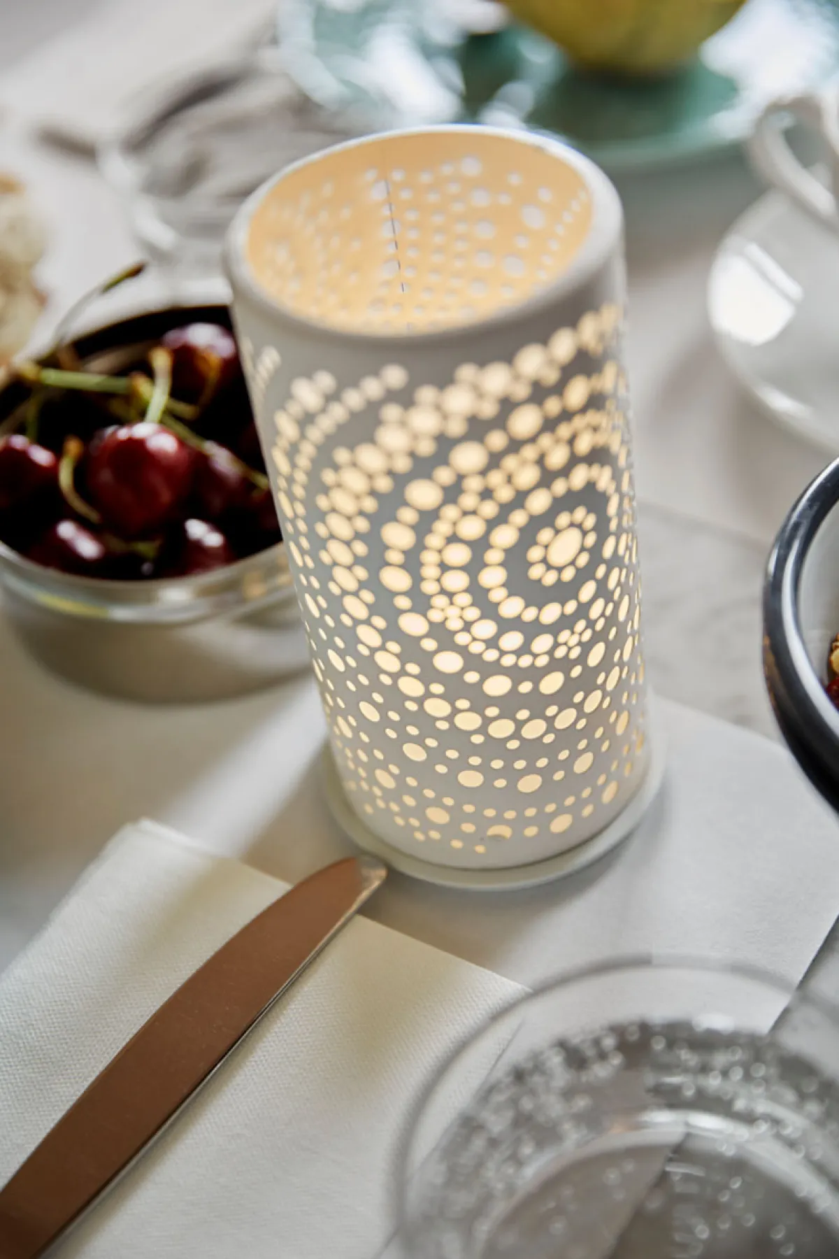 Kerzenhalter>DUNI Kerzenhalter Billy 140 x Ø 75 mm Weiß