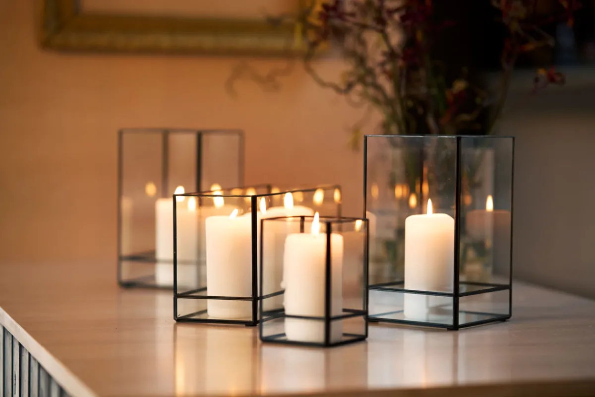 Kerzenhalter>DUNI Kerzenhalter Capella 35 x 12 x 17 cm Schwarz