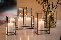 Kerzenhalter>DUNI Kerzenhalter Capella 10 x 10 x 15 cm Schwarz