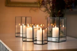 Kerzenhalter>DUNI Kerzenhalter Capella 15 x 15 x 25 cm Schwarz