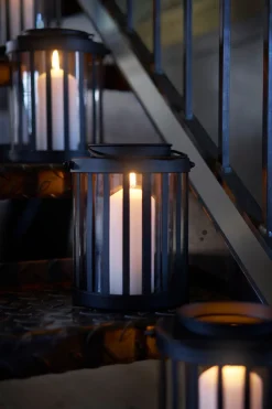 Kerzenhalter>DUNI Kerzenhalter Fyr Ø 16,5cm x 20,3cm Schwarz