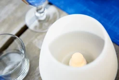 Led-Halter>DUNI Kerzenhalter Moody Maxi 123 x Ø 129 mm Weiß