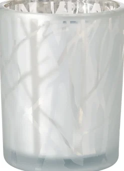 Kerzenhalter>DUNI Kerzenhalter Shimmer 100 x Ø 80 mm Weiß