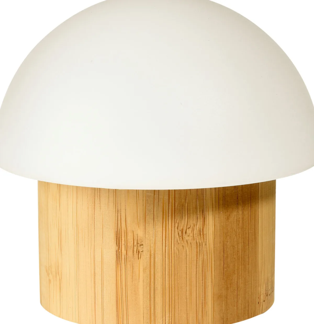 Led Lampen>DUNI LED -Kerzenhalter Brother Bambus 105 x Ø 110 mm Weiß