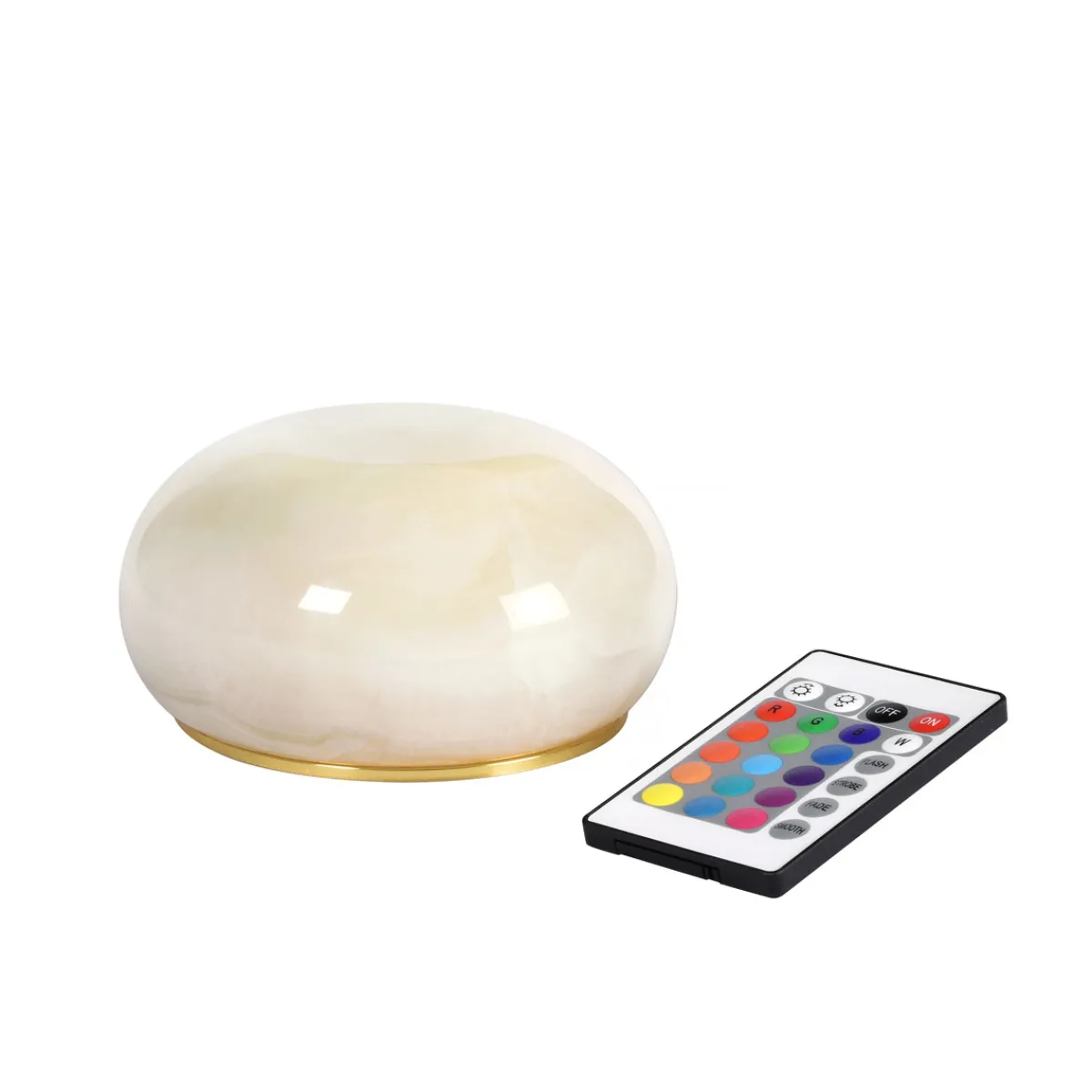 Led Lampen>DUNI LED Lamp Cordless Alaea 6 x Ø 11,5 cm 14 Std. Messing