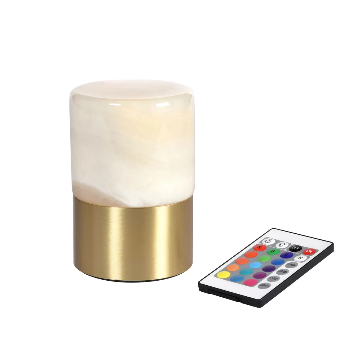 Led Lampen>DUNI LED Lamp Cordless Fleur 12,3 x Ø 8,2 cm 14 Std. Messing