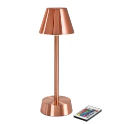 Led Lampen>DUNI LED Lampe kabellos Zelda 32 x Ø 10,3 cm 14 Std. Roségold