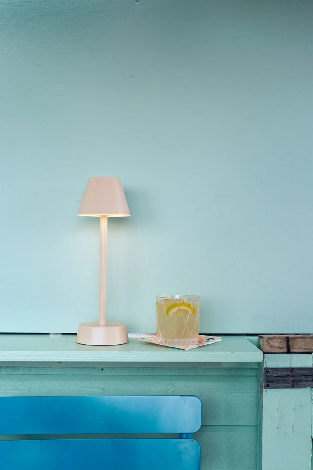 Led Lampen>DUNI LED Lampe kabellos Zelda 32 x Ø 10,3 cm 14 Std. Soft Pink