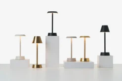 Led Lampen>DUNI LED Lampe kabellos Zelda 32 x Ø 10,3 cm 14 Std. Graphite