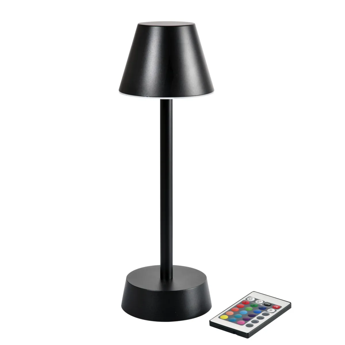 Led Lampen>DUNI LED Lampe kabellos Zelda 32 x Ø 10,3 cm 14 Std. Graphite