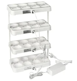 Ladestationen>DUNI LED Mini Lamp Ladestation, 32 Stück 255 x 140 x 430 mm Weiß