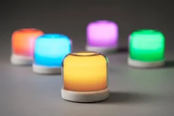 Led-Halter>DUNI LED-Kerzenhalter Stella 82 x Ø 73 mm Weiß