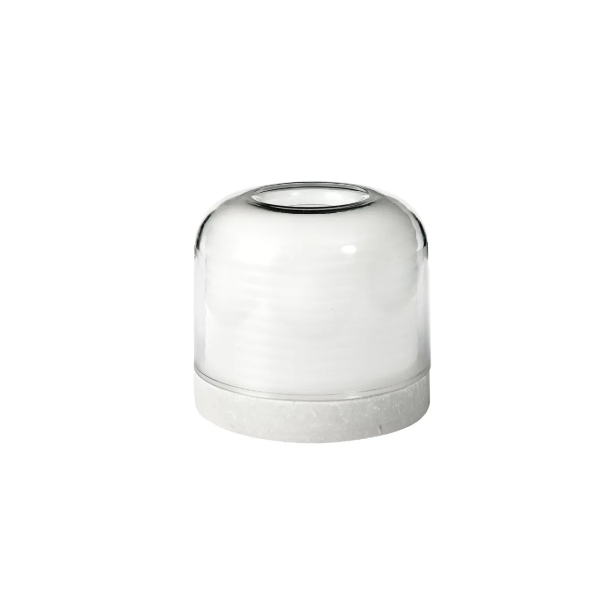 Led-Halter>DUNI LED-Kerzenhalter Stella 82 x Ø 73 mm Weiß