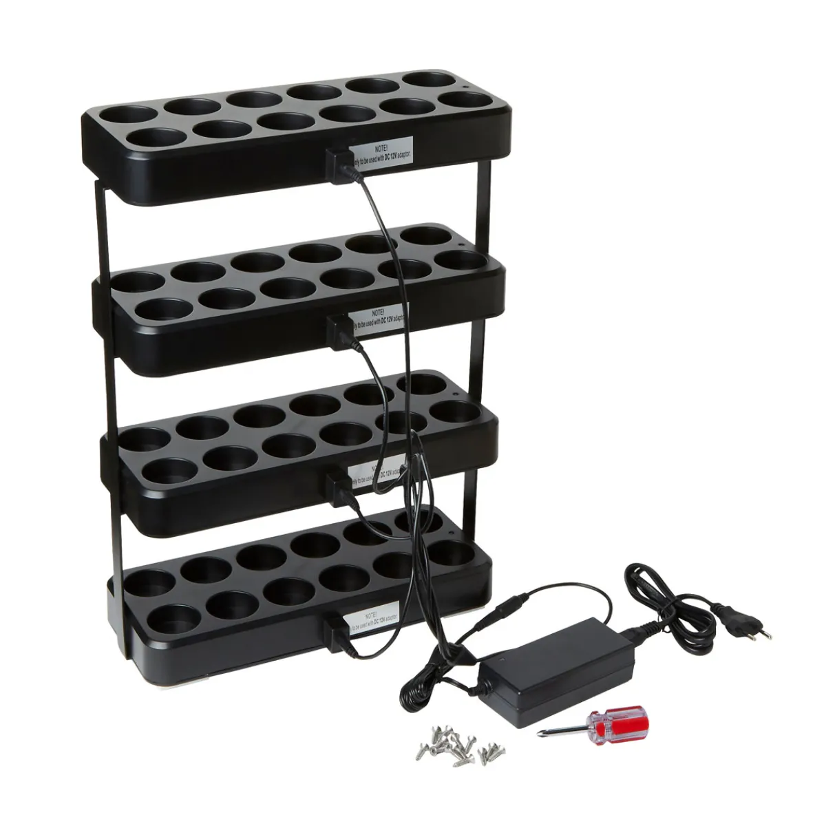 Ladestationen>DUNI LED-Ladestation 430 x 305 Schwarz