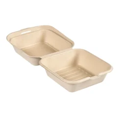 Boxen>DUNI Menübox 475 ml Braun ungeteilt