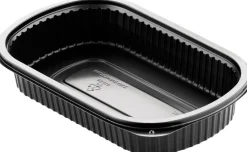 Boxen>DUNI Menübox 240 x 150 x 40 mm Schwarz ungeteilt