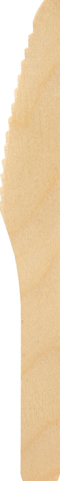 Holzbesteck>DUNI Messer 165 mm Natürlich