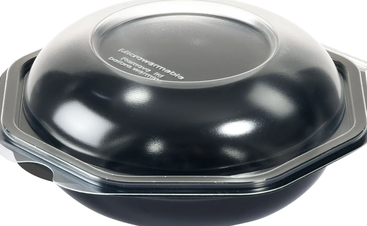 Schalen>DUNI Octabowl® 160 x 160 x 72 mm Schwarz ungeteilt