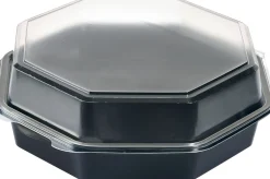 Schalen>DUNI Octaview® 230 x 230 x 80 mm Schwarz ungeteilt