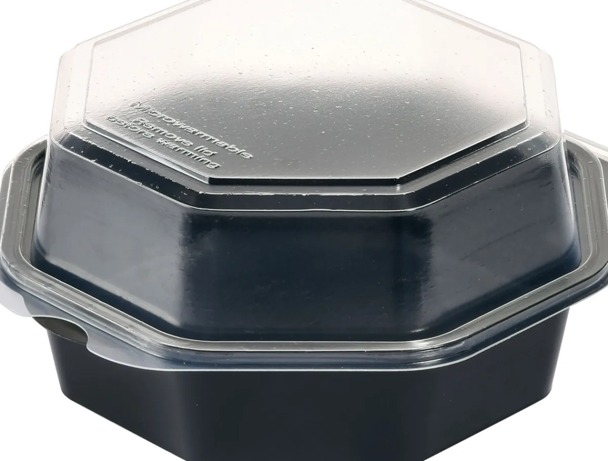 Schalen>DUNI Octaview® 160 x 160 x 80 mm Schwarz ungeteilt