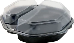 Schalen>DUNI Octaview® (C&C Packung mit 149870) 230 x 230 x 50 mm Schwarz 2-Teilung