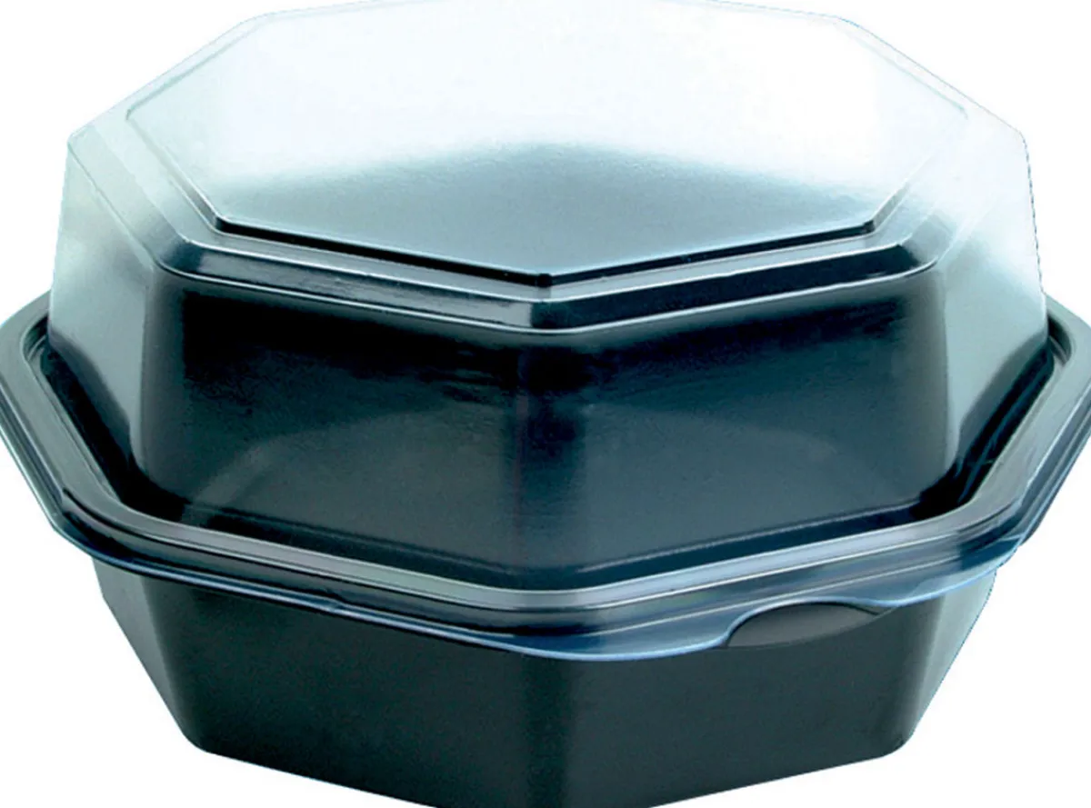 Schalen>DUNI Octaview® (C&C Packung mit 149871) 160 x 160 x 80 mm Schwarz ungeteilt