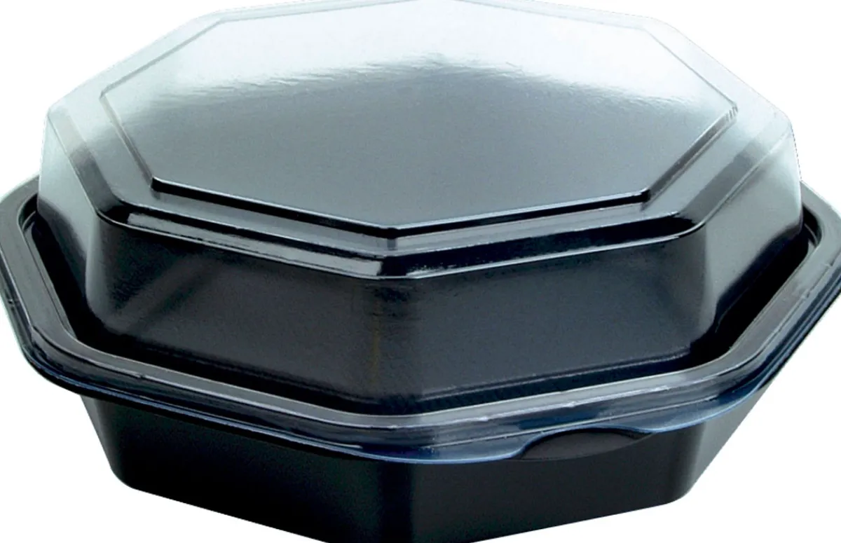 Schalen>DUNI Octaview® (C&C Packung mit 127765) 160 x 160 x 60 mm Schwarz ungeteilt