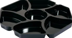 Schalen>DUNI Octaview® Einsatz für 149873/149874 284 x 284 x 25 mm Schwarz 7-Teilung