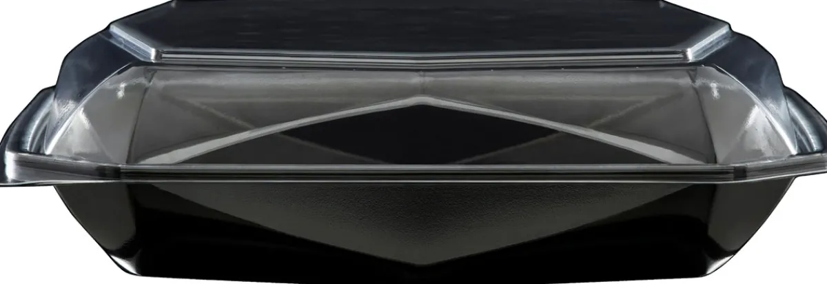 Schalen>DUNI Octaview® L 225 x 225 x 65 mm Schwarz ungeteilt