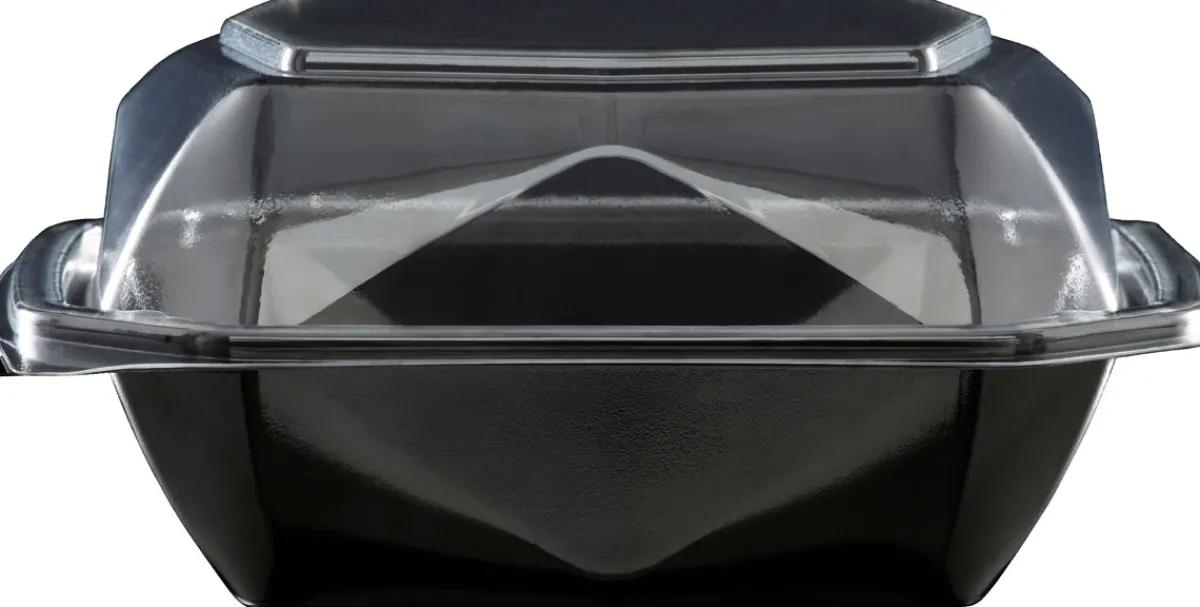 Schalen>DUNI Octaview® S 150 x 150 x 70 mm Schwarz ungeteilt