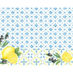Tischsets>DUNI Papier-Tischset 30 x 40 cm Mediterrian