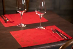 Tischsets>DUNI Papier-Tischset 30 x 40 cm Stargazing Red