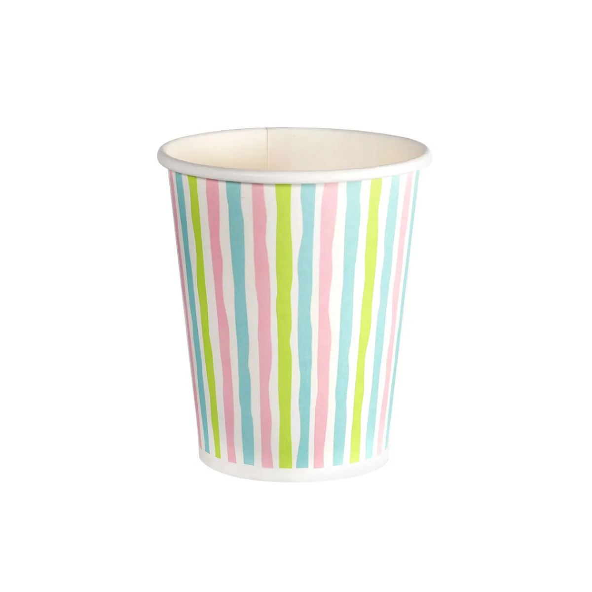 Pappbecher Und -Gläser>DUNI Pappbecher 24 cl Stripes Multi
